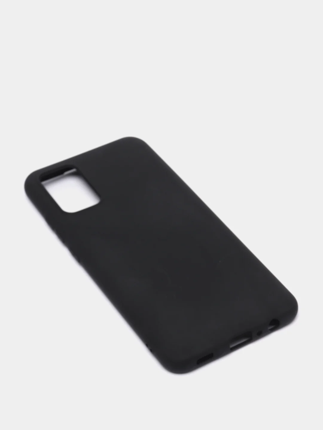 Черный чехол Samsung Galaxy A02s силиконовый