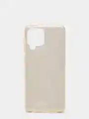 Золотой чехол  для Samsung Galaxy A22 / M32/M22  силиконовый с блестками Противоударный чехол