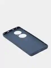 Темно-синий чехол Huawei P50 Pro, Хуавей П50 Про силиконовый, матовый