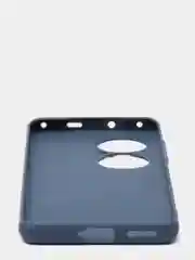 Темно-синий чехол Huawei P50 Pro, Хуавей П50 Про силиконовый, матовый