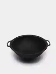 Казан азиатский чугунный WOK, с крышкой-сковородой, 8 л, премиум набор