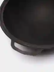 Казан азиатский чугунный WOK, с крышкой-сковородой, 8 л, премиум набор