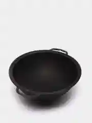 Казан азиатский чугунный WOK, с крышкой-сковородой, 8 л, премиум набор