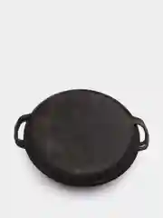 Казан азиатский чугунный WOK, с крышкой-сковородой, 8 л, премиум набор