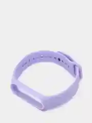 Фиолетовый ремешок для Xiaomi Mi Band 5 / 6 / 7, силиконовый