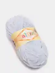 Серебряный пряжа Alize Softy, микрополиэстер, 50 г, 115 м