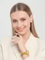 Золотой женские кварцевые часы
