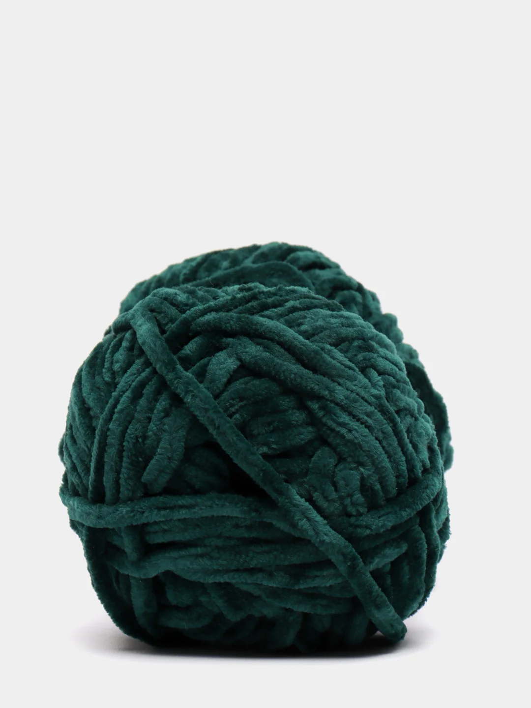 Тёмно-зелёный пряжа YarnArt Dolce плюшевая, микрополиэстер, 100 г, 120 м
