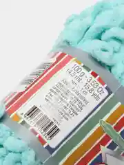 Бирюзовый пряжа Alize "Puffy Fine", микрополиэстер, 100 гр, 14,5 м
