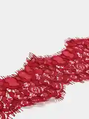 Багровый кружевная тесьма, 1,5 м