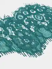 Тёмно-зелёный кружевная тесьма, 1,5 м