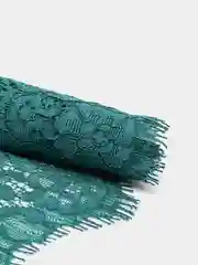 Тёмно-зелёный кружевная тесьма, 1,5 м