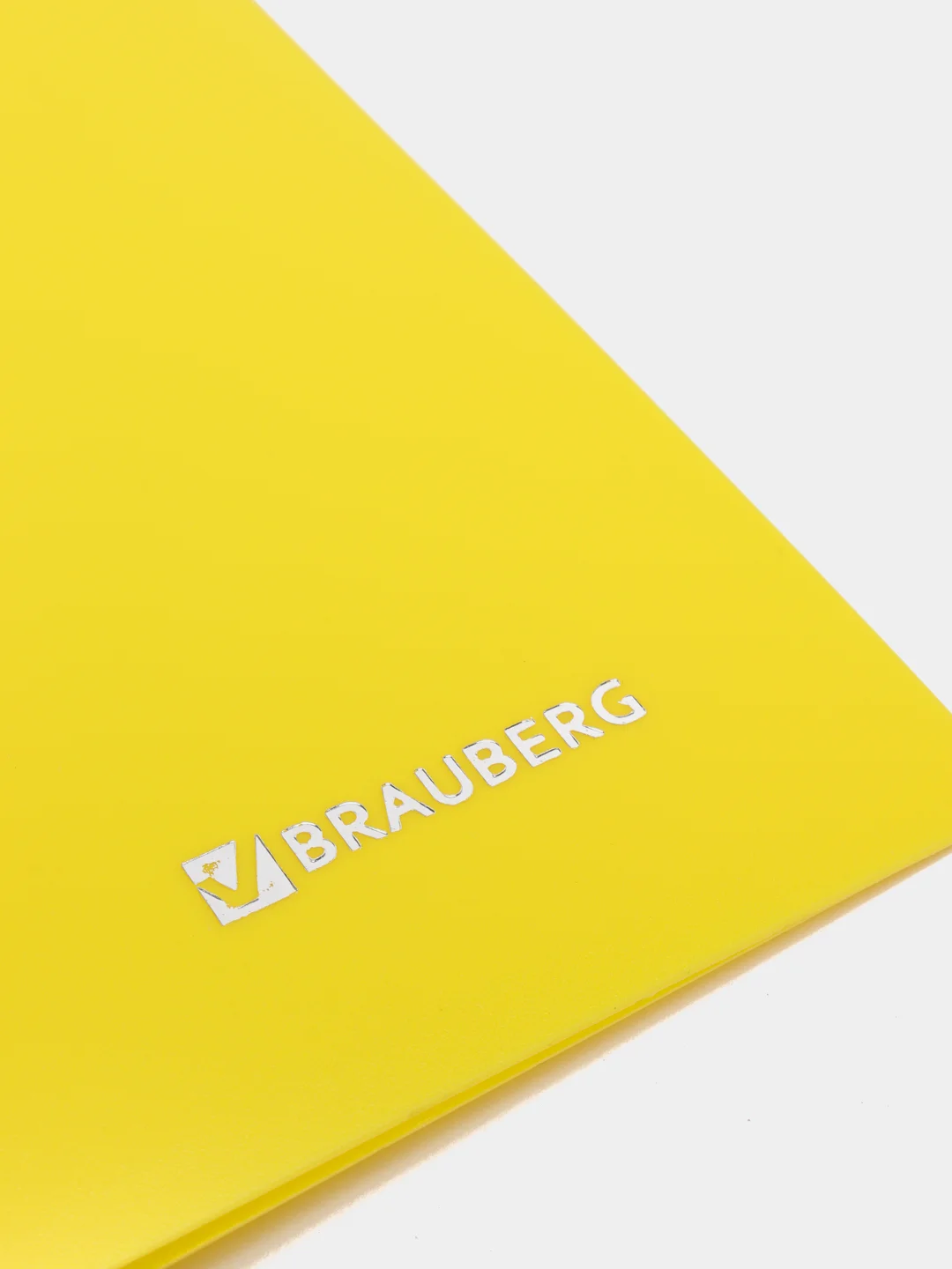 Папка с металлическим скоросшивателем и внутренним карманом BRAUBERG "Neon", 16 мм, желтая