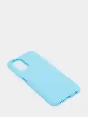 Голубой чехол Xiaomi Redmi Note 10 / Redmi Note 10S / Poco M5s силиконовый цветной матовый