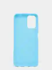 Голубой чехол Xiaomi Redmi Note 10 / Redmi Note 10S / Poco M5s силиконовый цветной матовый