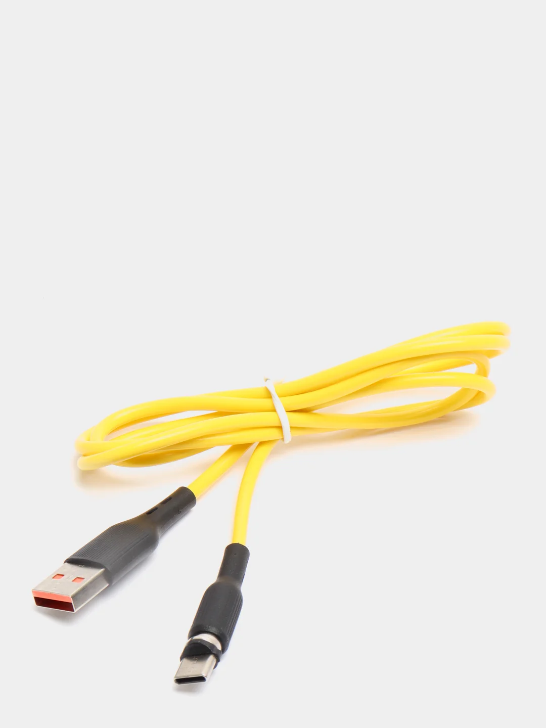 Желтый кабель зарядки Type-C GFPower MAG18T, магнитный, 1 метр, 2.4A, Android