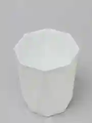 Белый стакан для зубных щеток / подставка ПРИЗМА IDEA
