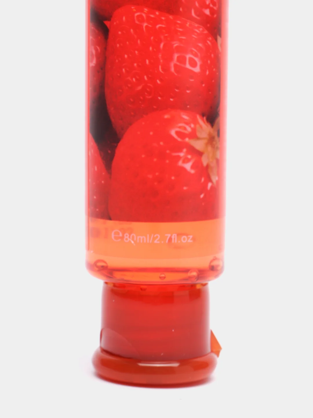 Красный съедобная гель-смазка Fruits Fun, на водной основе, для орального секса, 80 мл