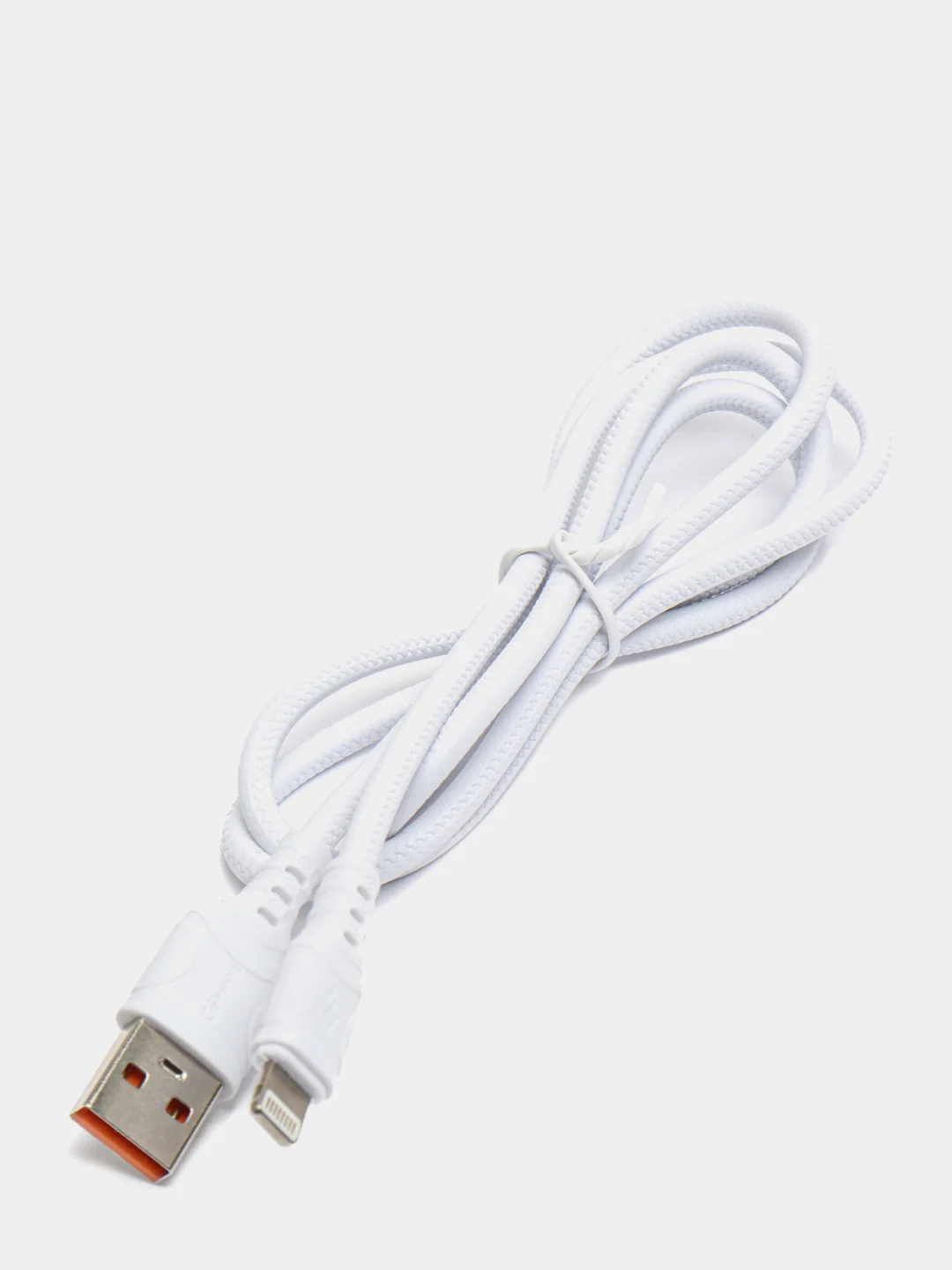 Кабель USB на Lightning GFPower F08L, 1 м, 3.6A, белый ПВХ, iPhone 8-pin