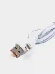 Кабель USB на Lightning GFPower F08L, 1 м, 3.6A, белый ПВХ, iPhone 8-pin