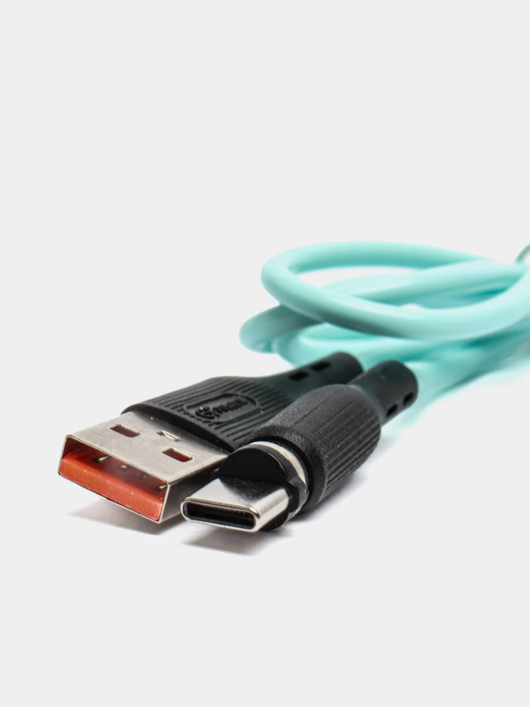 Бирюзовый кабель зарядки Type-C GFPower MAG18T, магнитный, 1 метр, 2.4A, Android