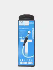 Бирюзовый кабель зарядки Type-C GFPower MAG18T, магнитный, 1 метр, 2.4A, Android