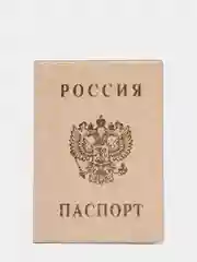 Бежевый обложка на паспорт