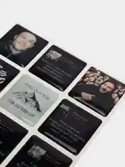 Алый 3d наклейки стикеры на телефон "Макс Корж"