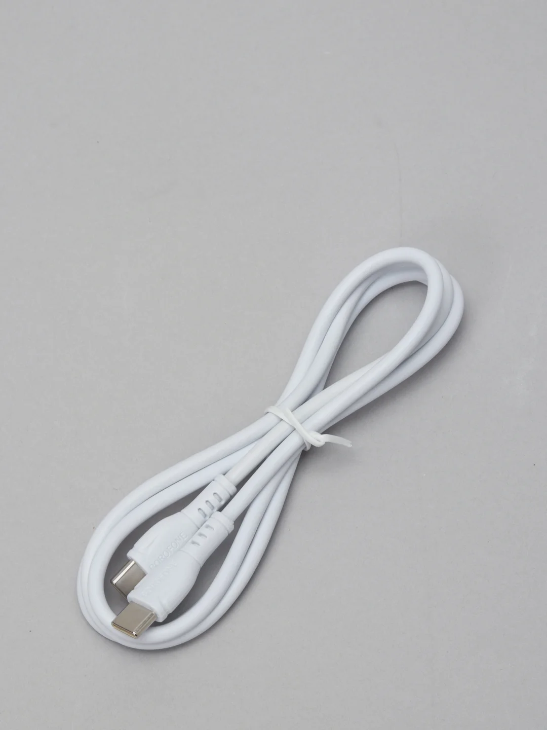 Белый кабель зарядный Borofone BX51 (3A, Type-C/Lightning, Type-C/Type-C для iPhone и Android)