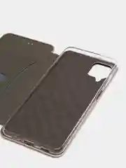 Золотой чехол-книжка Samsung Galaxy A12, Самсунг Галакси А12