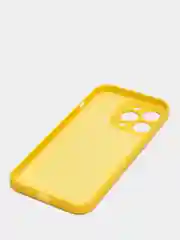 Желтый чехол на iPhone 11, 13, 12, XR, Pro, Max, Mini, бархатный