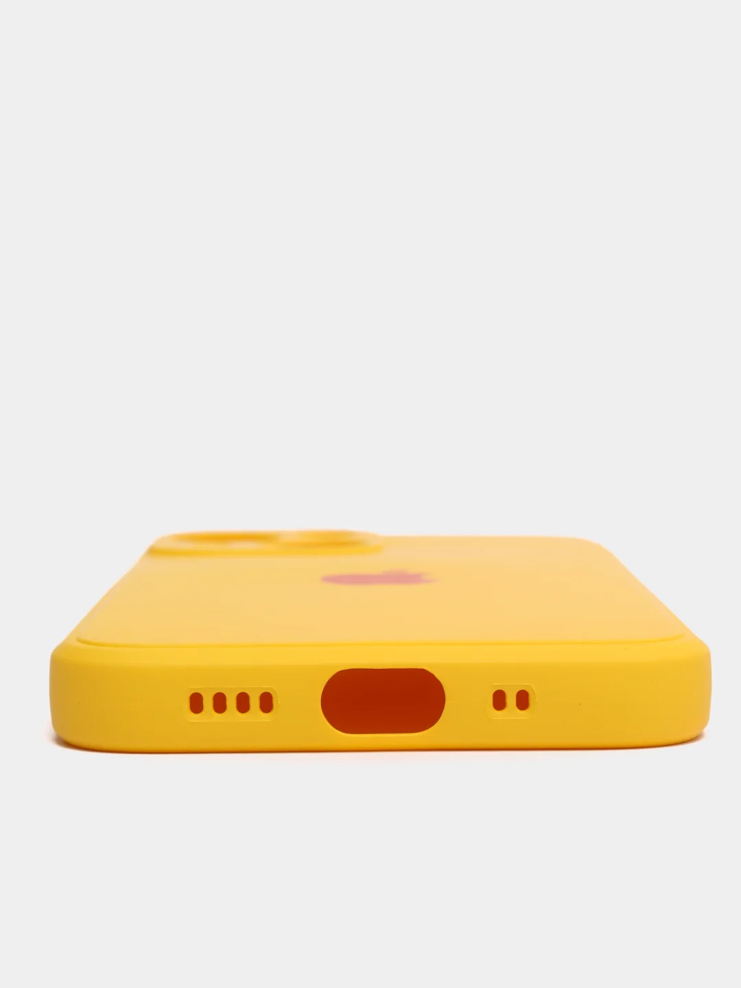 Желтый чехол на iPhone 11, 13, 12, XR, Pro, Max, Mini, бархатный