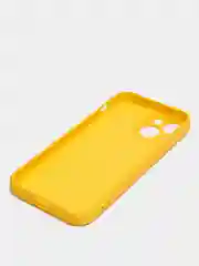 Желтый чехол на iPhone 11, 13, 12, XR, Pro, Max, Mini, бархатный