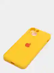 Желтый чехол на iPhone 11, 13, 12, XR, Pro, Max, Mini, бархатный
