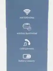 Синий беспроводные наушники F9 с микрофоном, Power Bank