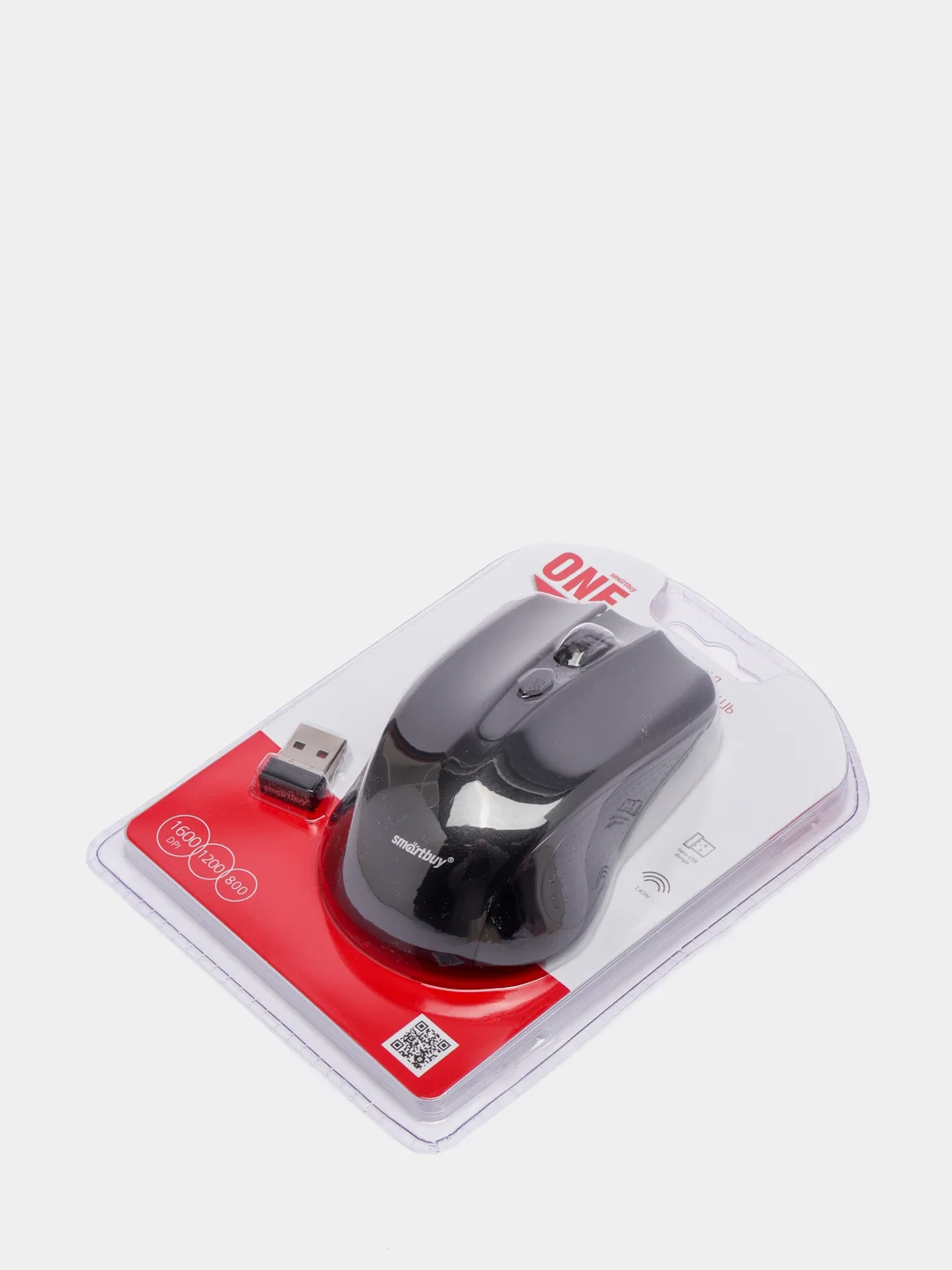 Черный мышь компьютерная беспроводная Smartbuy ONE SBM-352AG