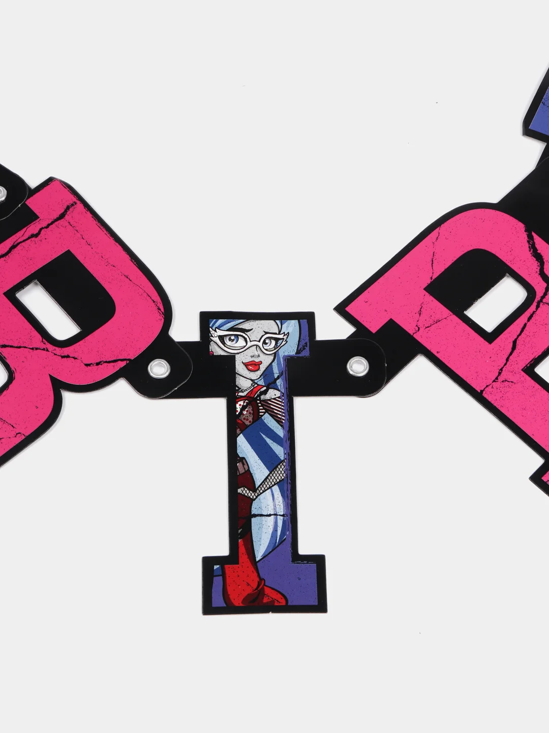 Гирлянда-буквы "Monster High: С Днем Рождения"
