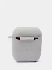 Серый меланж чехол силиконовый для Airpods 1/2