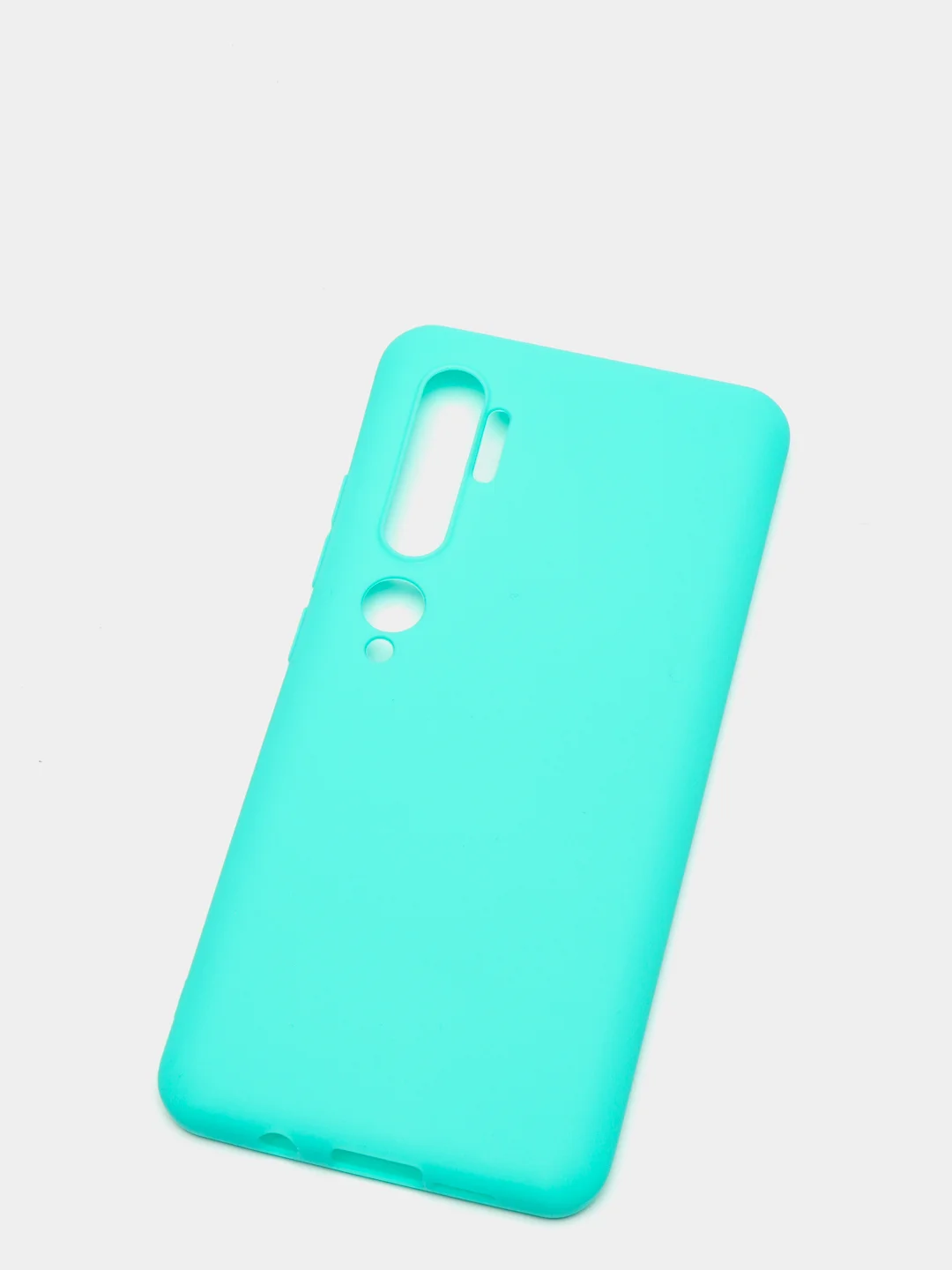 Бирюзовый чехол Xiaomi Mi Note 10 / Mi Note 10 Pro / MI CC9 Pro, Сяоми Ми Нот 10, 10 Про силиконовый