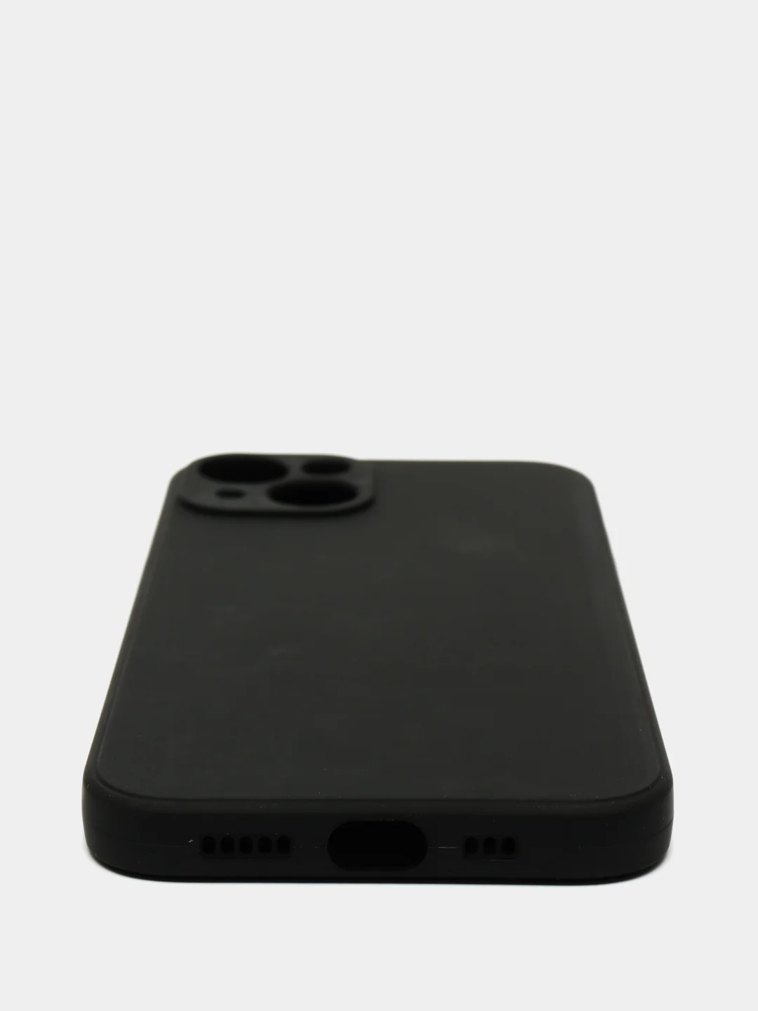 Черный чехол силиконовый для iPhone 7, 8 SE 2020, 11, 12, 13, Pro, Max, mini, защита камеры
