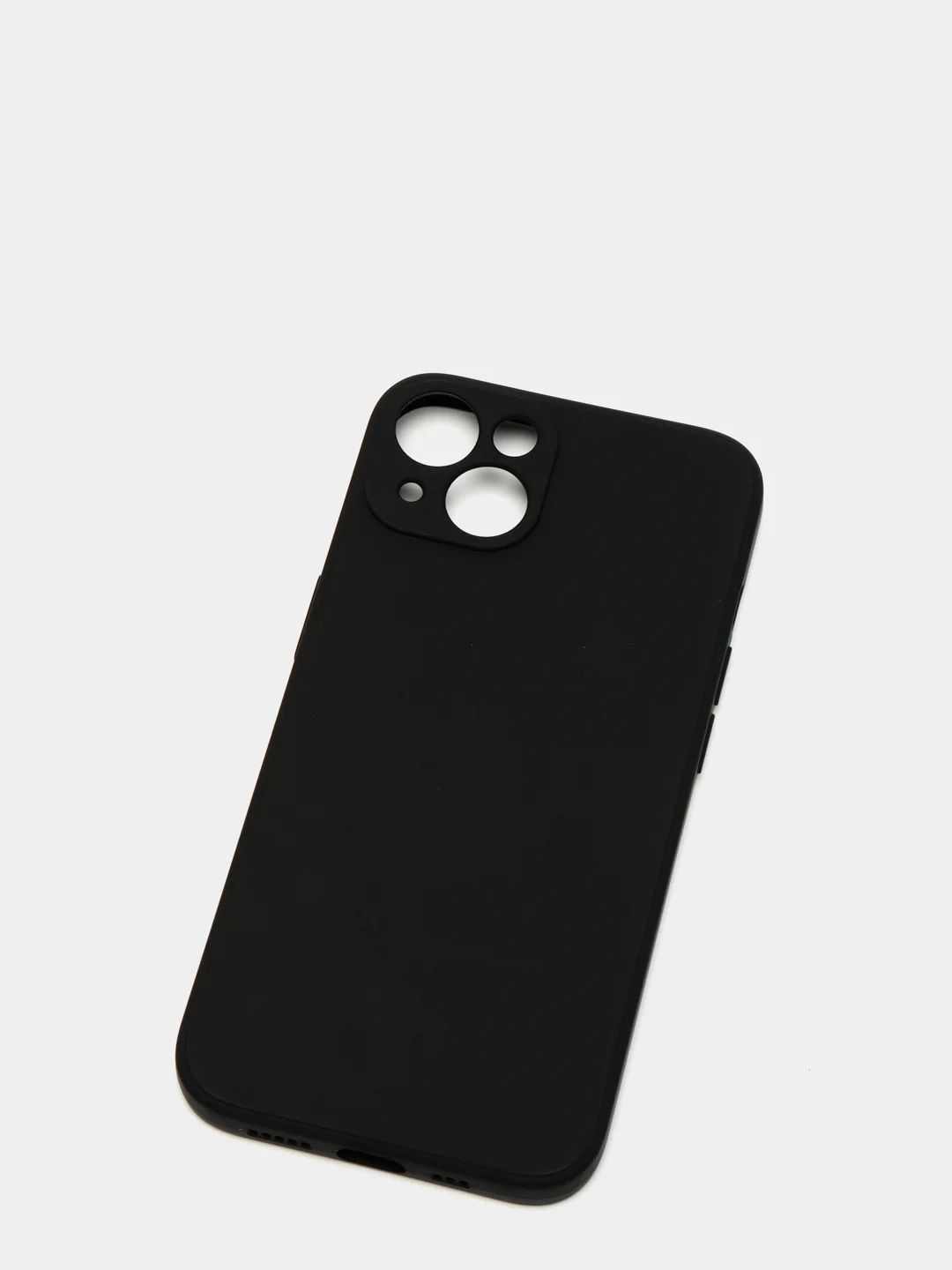Черный чехол силиконовый для iPhone 7, 8 SE 2020, 11, 12, 13, Pro, Max, mini, защита камеры