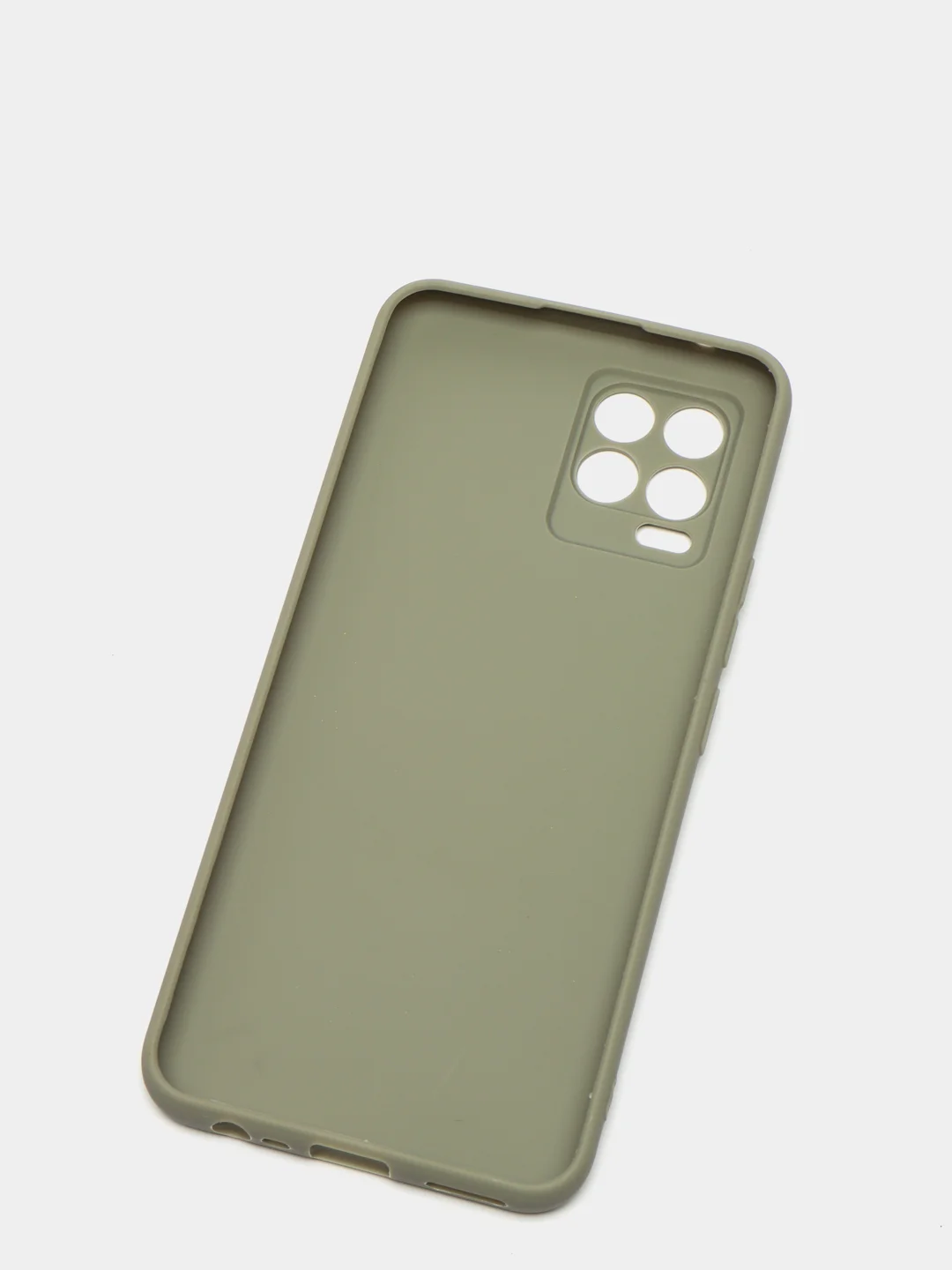 Серый чехол для Realme 8 / 8 Pro, силиконовый