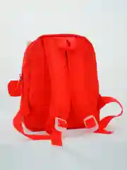 Красный рюкзак детский с зеброй