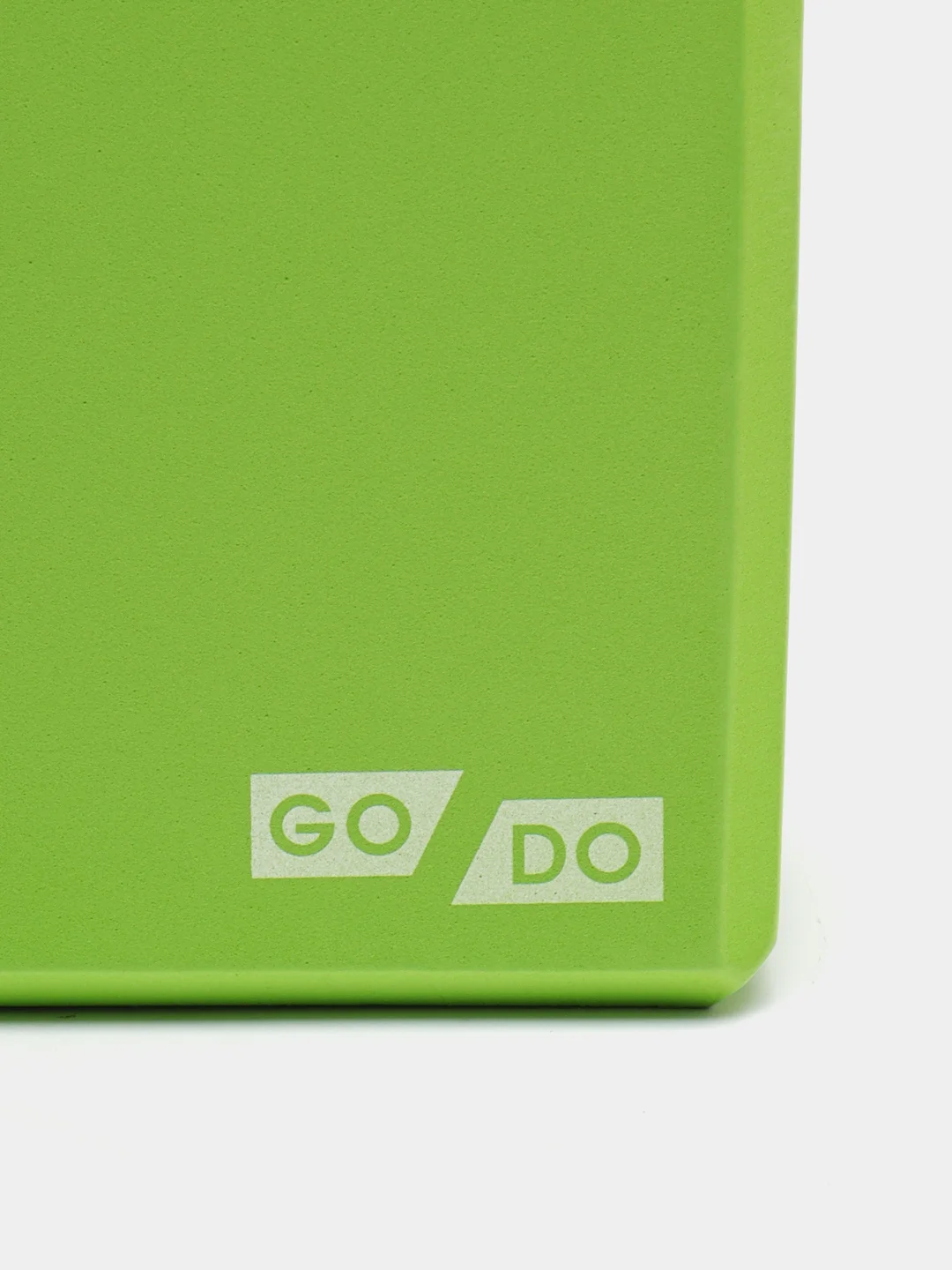 Зеленый блок для йоги Go Do