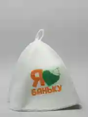Бирюзовый банный набор вышивка шапка, коврик и рукавица