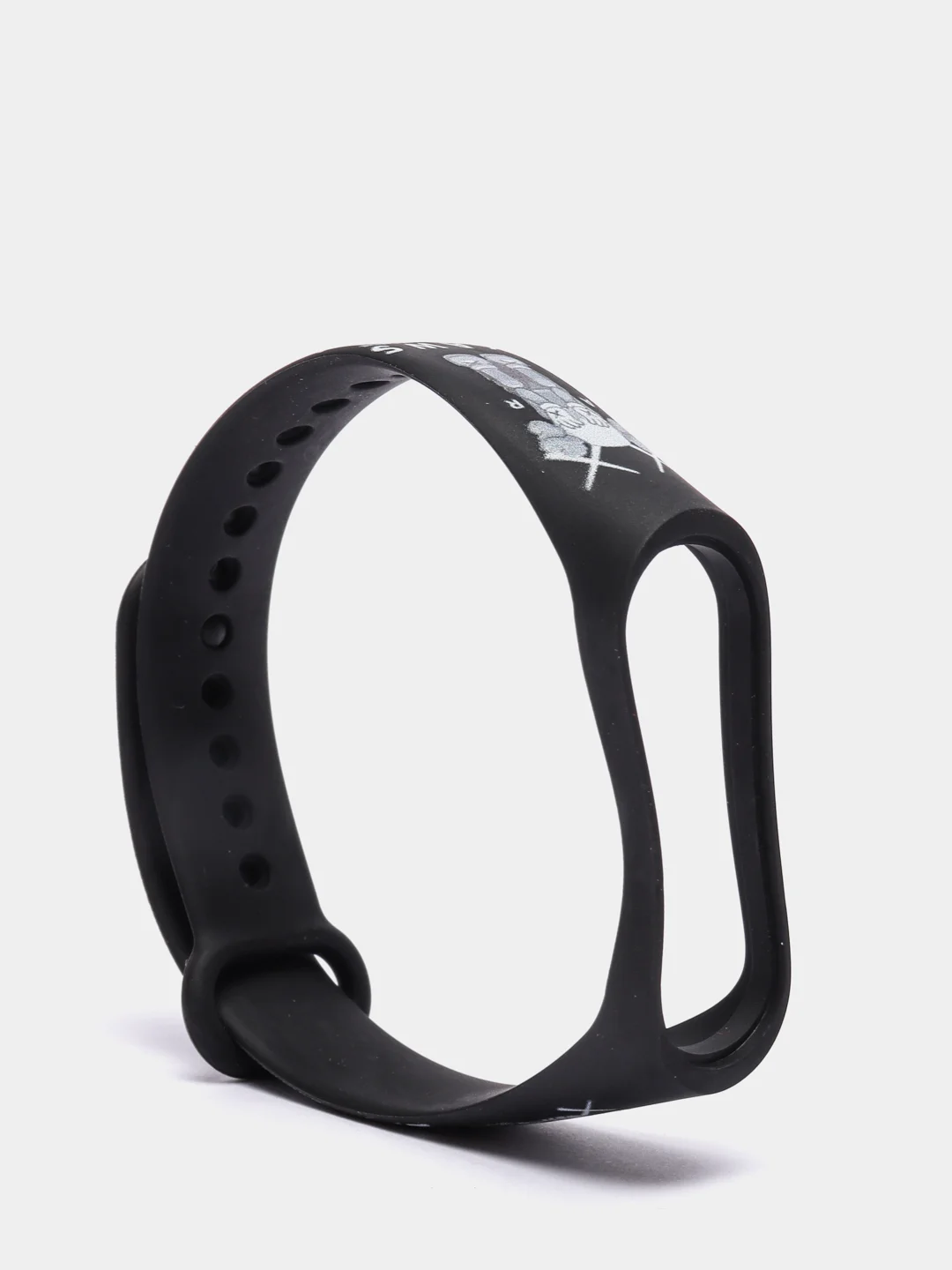 Хром ремешки с рисунком для Xiaomi Mi Band 3 и 4