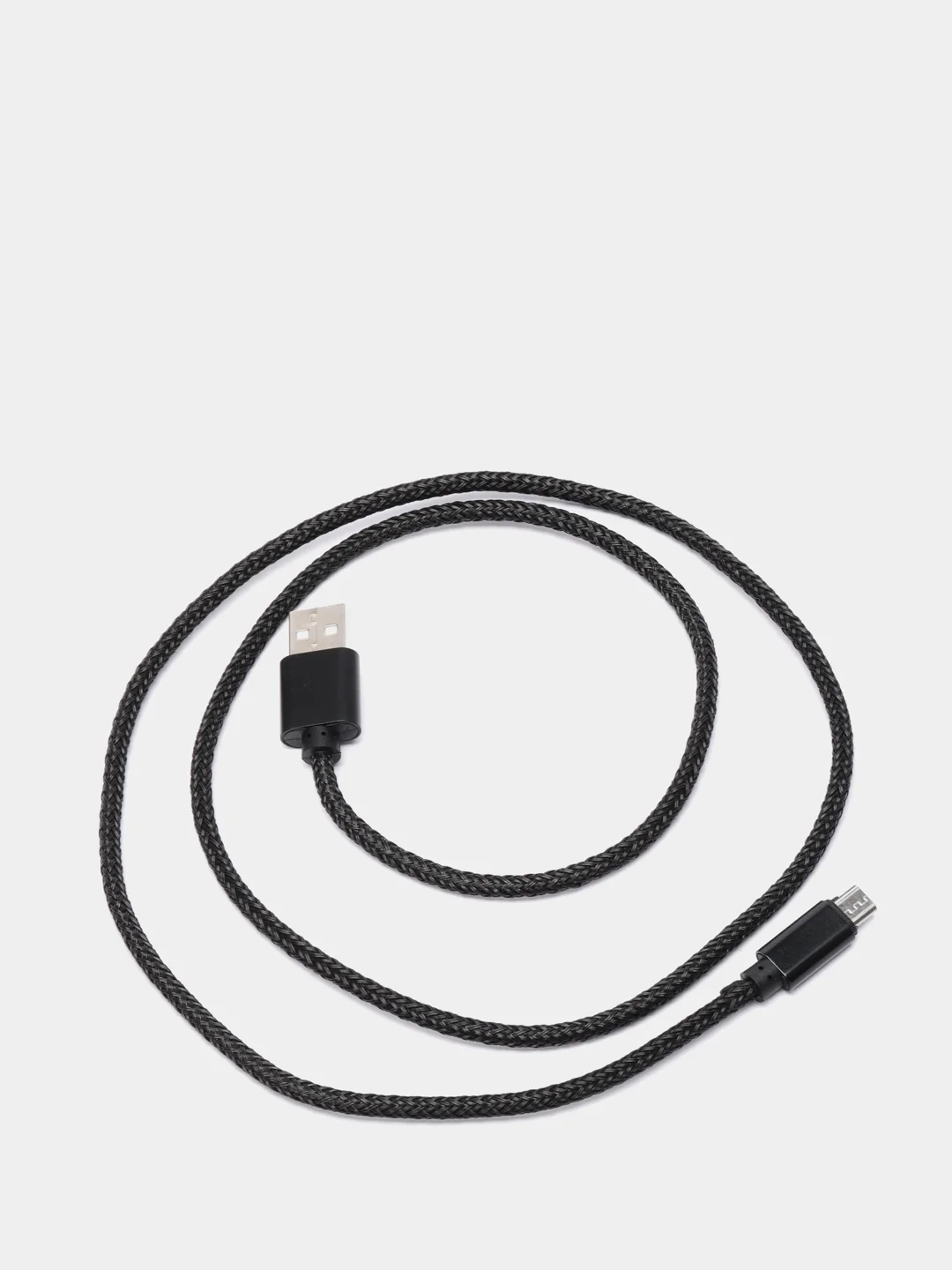 Синий кабель USB - microUsb для Зарядки и Передачи данных