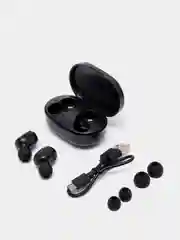 Черный наушники беспроводные A6S PRO. Наушники розовые, наушники голубые, наушники фисташковые