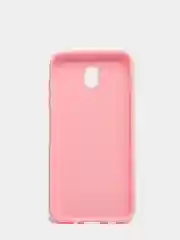 Розовый чехол Samsung Galaxy J5 2017 (J530), Самсунг Галакси Джи 5 силиконовый цветной матовый
