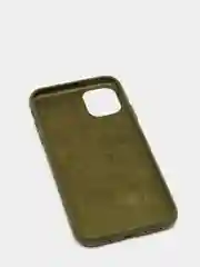 Оливковый чехол Silicone Case для iPhone 11 с закрытым низом